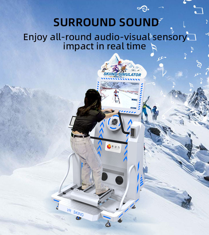 室内スキーシミュレーター スノーボードシミュレーター 9d バーチャルリアリティ VRシミュレーター マシン アミューズメントパーク設備 4